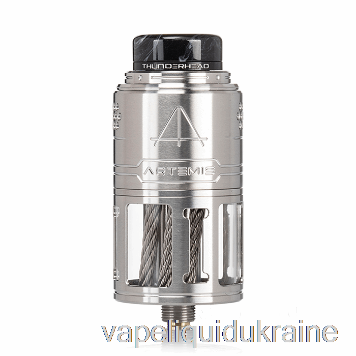 Vape Liquid Ukraine Thunderhead Creations Artemis V2 Top Coiler 25mm RDTA Silver